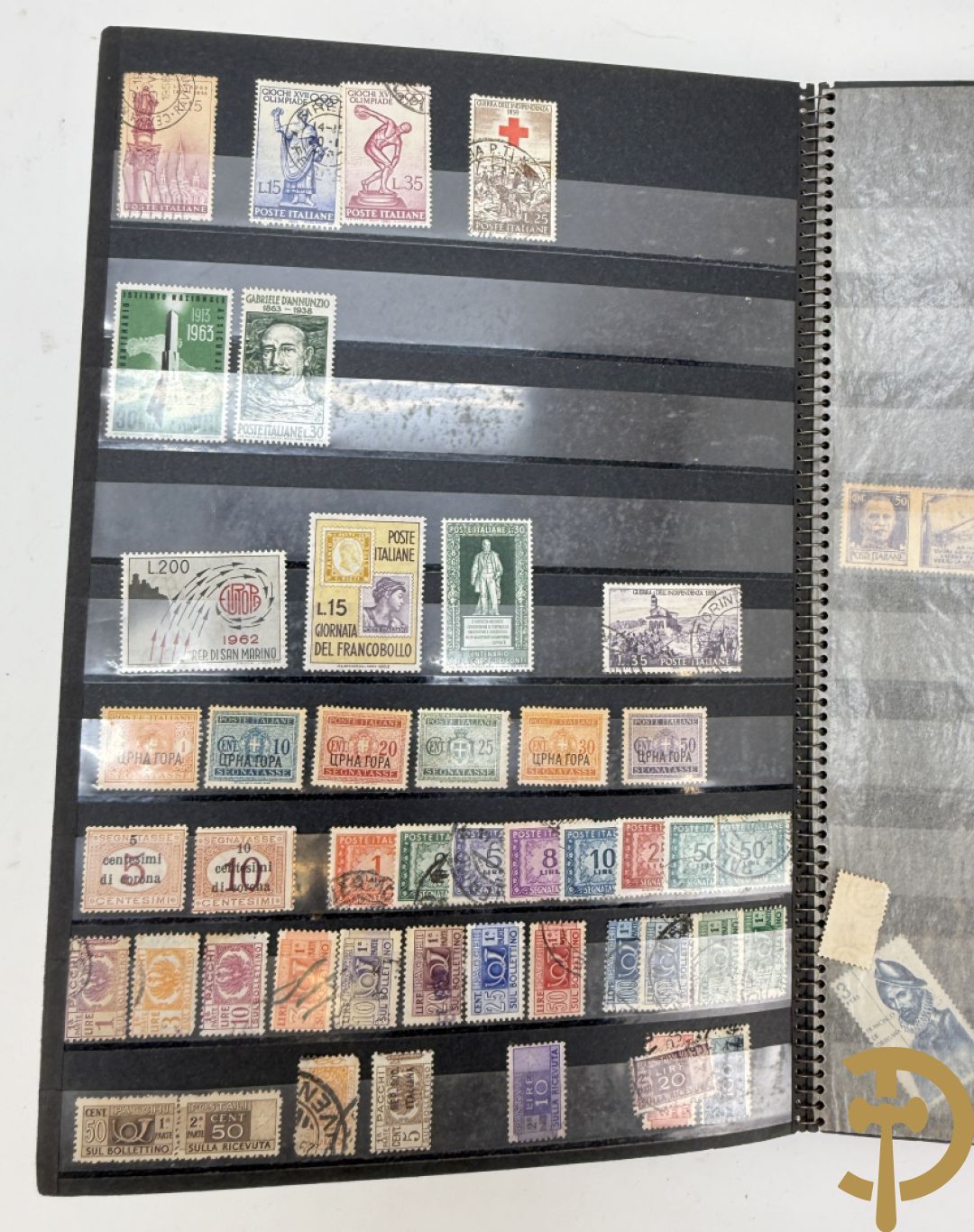 10 postzegelalbums van o.a. Duitsland, Congo, België, ... - Heel divers met veel zeldzame zegels