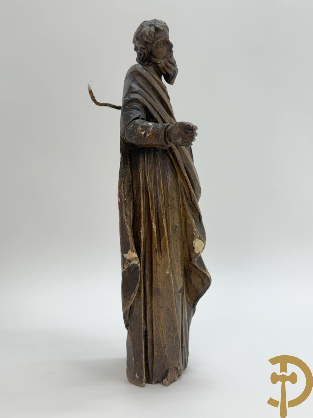 Paar houtsculpturen van evangelisten