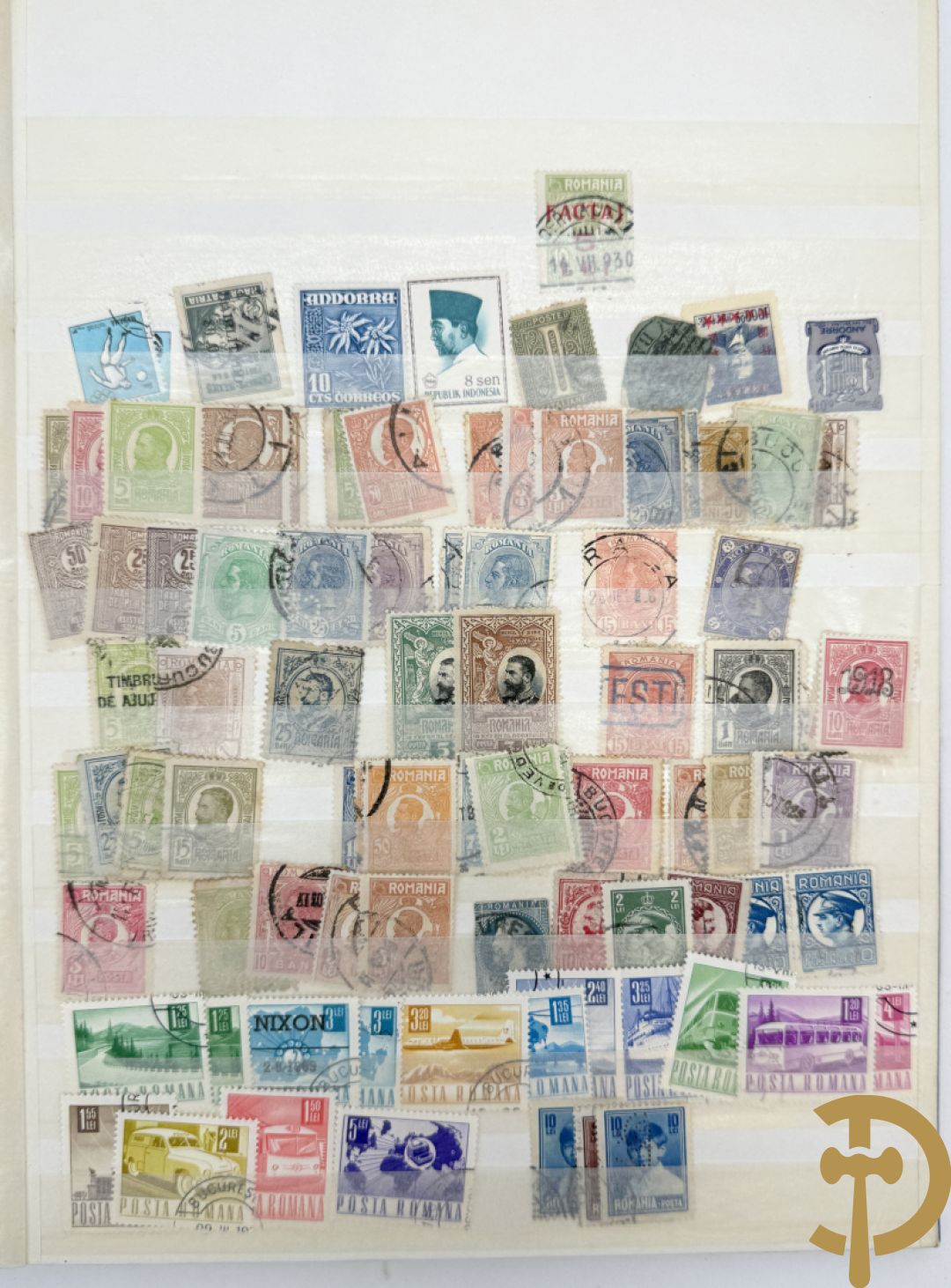 10 postzegelalbums van o.a. Duitsland, Congo, België, ... - Heel divers met veel zeldzame zegels