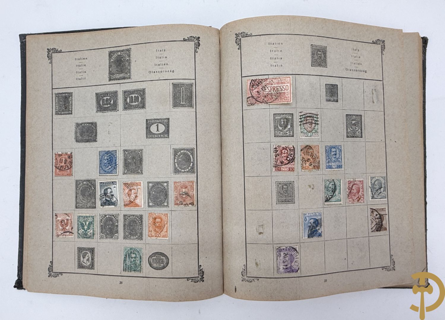 10 postzegelalbums van o.a. Duitsland, Congo, België, ... - Heel divers met veel zeldzame zegels