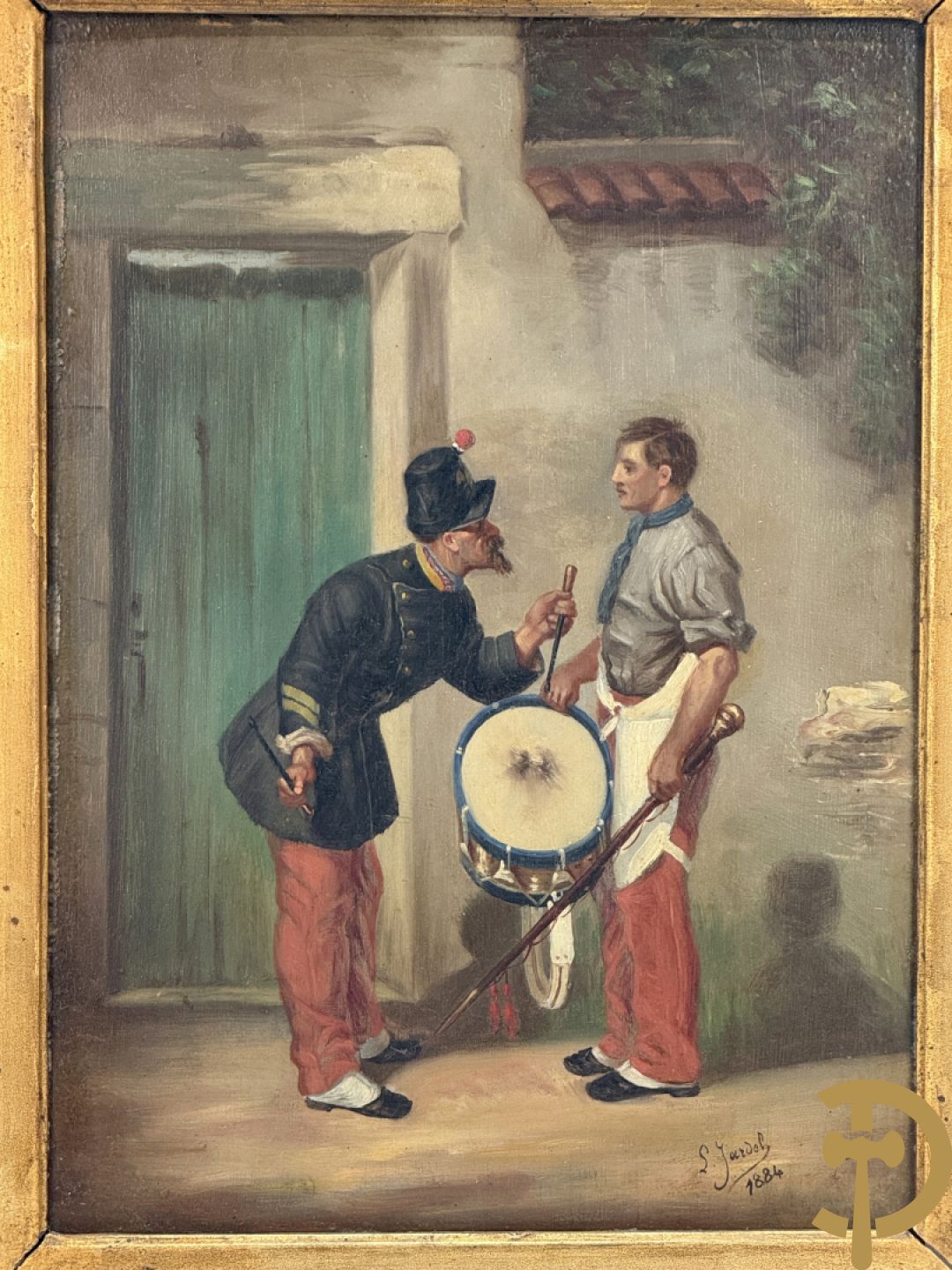 JARDEL L. getekend 1884 