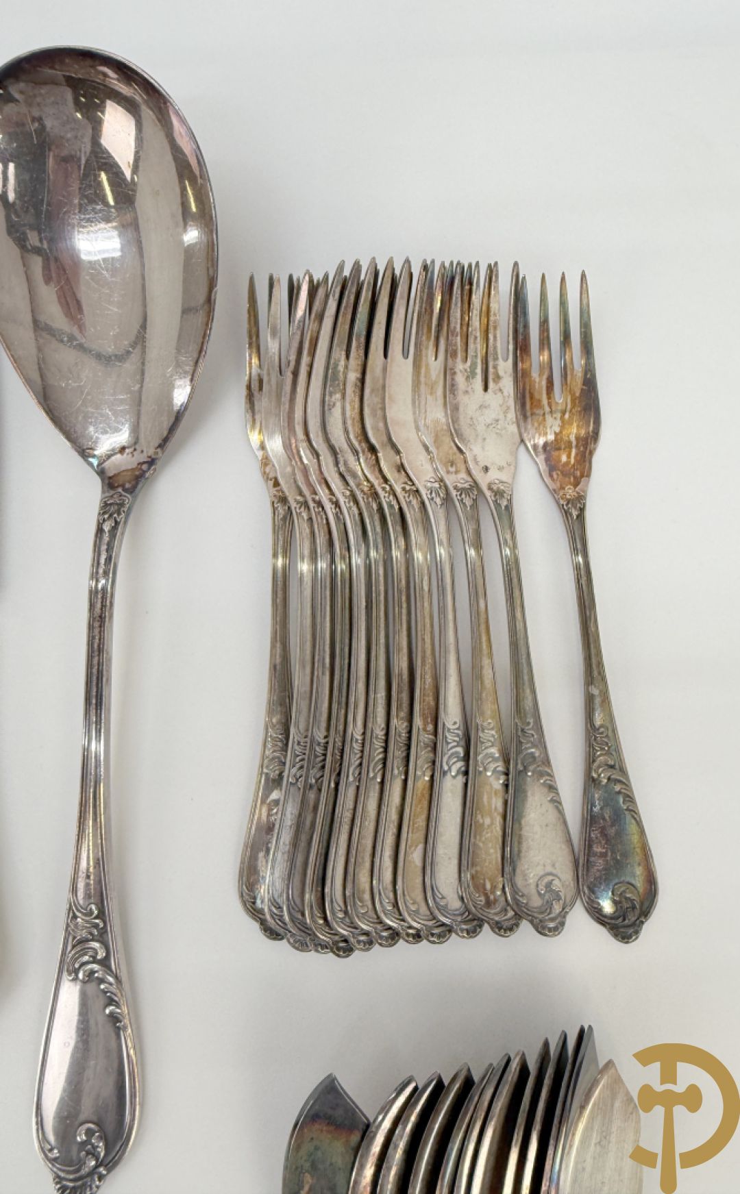 Verzilverd Louis XV bestek