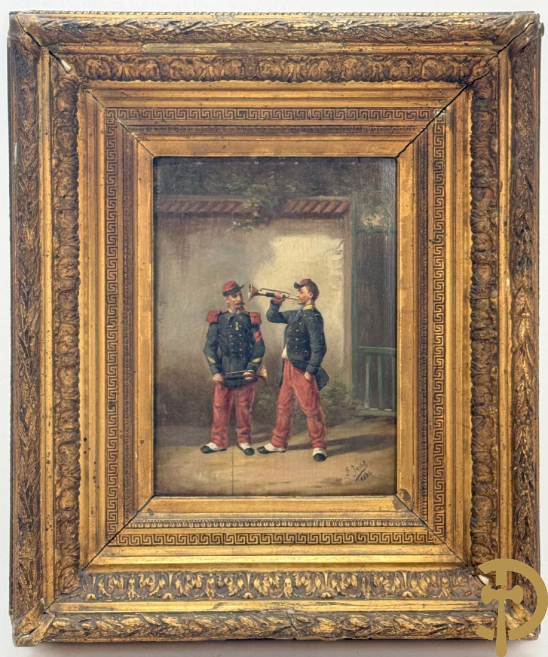 JARDEL L. getekend 1884 