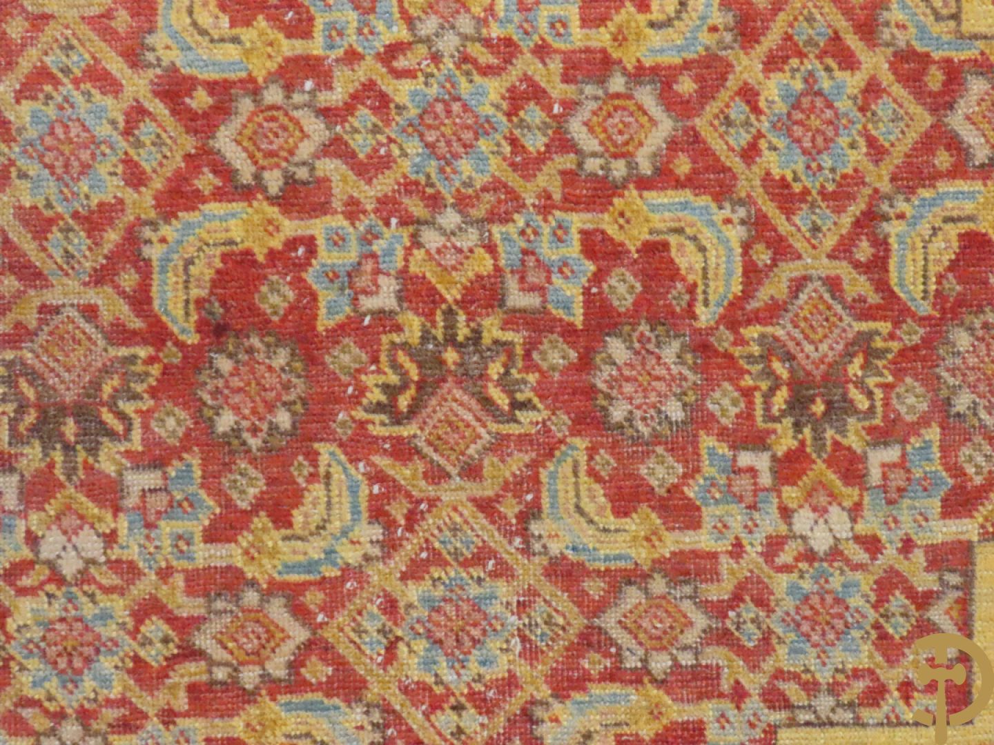 Perzisch handgeknoopt tapijt Tabriz Djaffer atelier (Maitre Djaffer) linnen en katoen, laat 19e