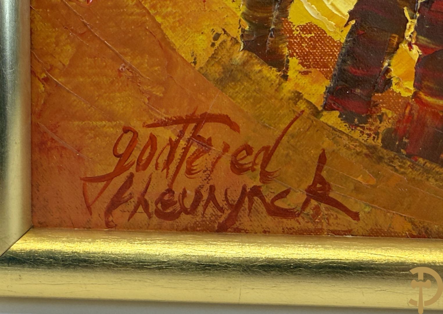 THEUNINCK Godfried getekend en verso gedateerd 1998 