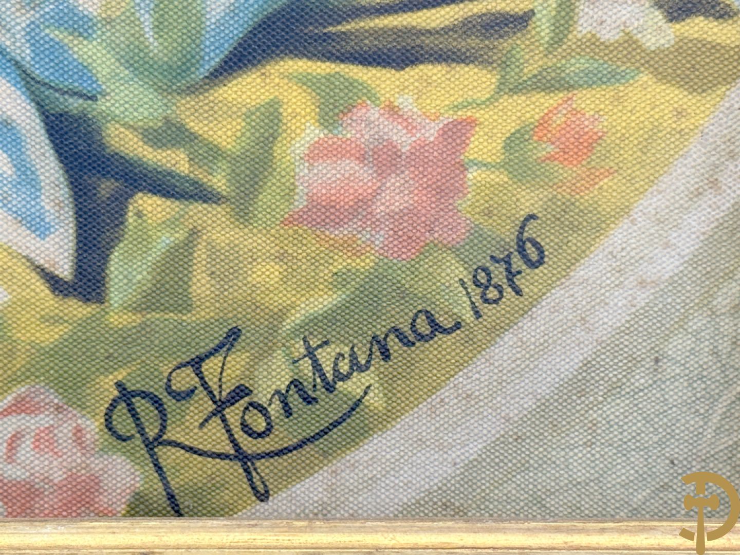 FONTANA R. getekend 1876 