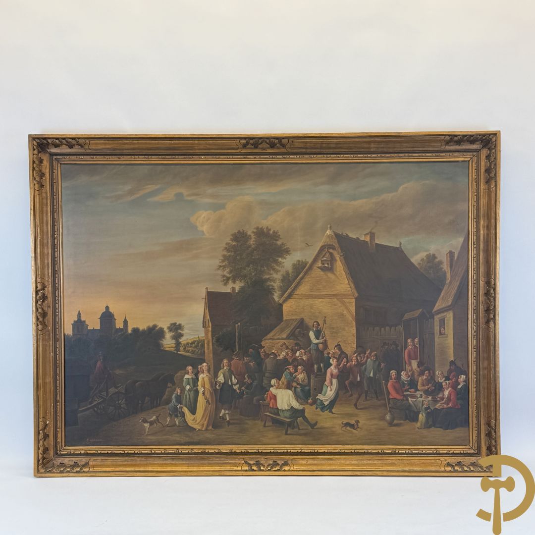 LANNOO A. getekend naar D. Teniers 