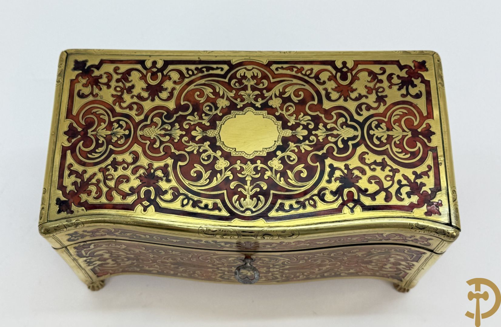 Theebox met koper en schildpad, Napoleon III