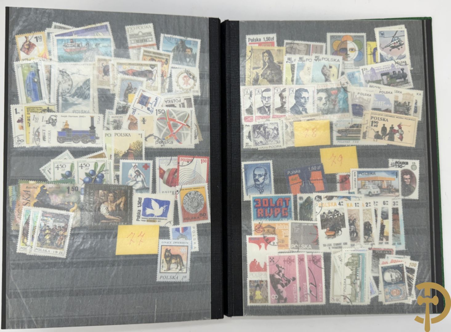 10 postzegelalbums van o.a. Duitsland, Congo, België, ... - Heel divers met veel zeldzame zegels