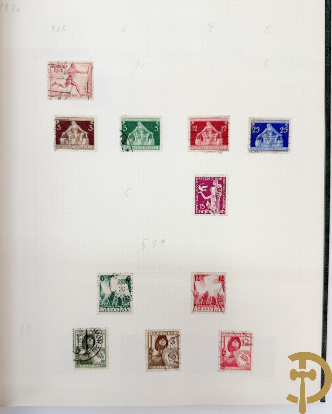 10 postzegelalbums van o.a. Duitsland, Congo, België, ... - Heel divers met veel zeldzame zegels