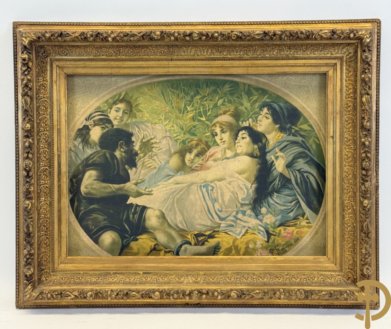 FONTANA R. getekend 1876 