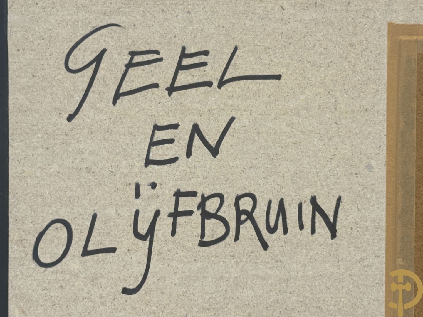 VERMEULEN Noël getekend verso en gedateerd 1986 