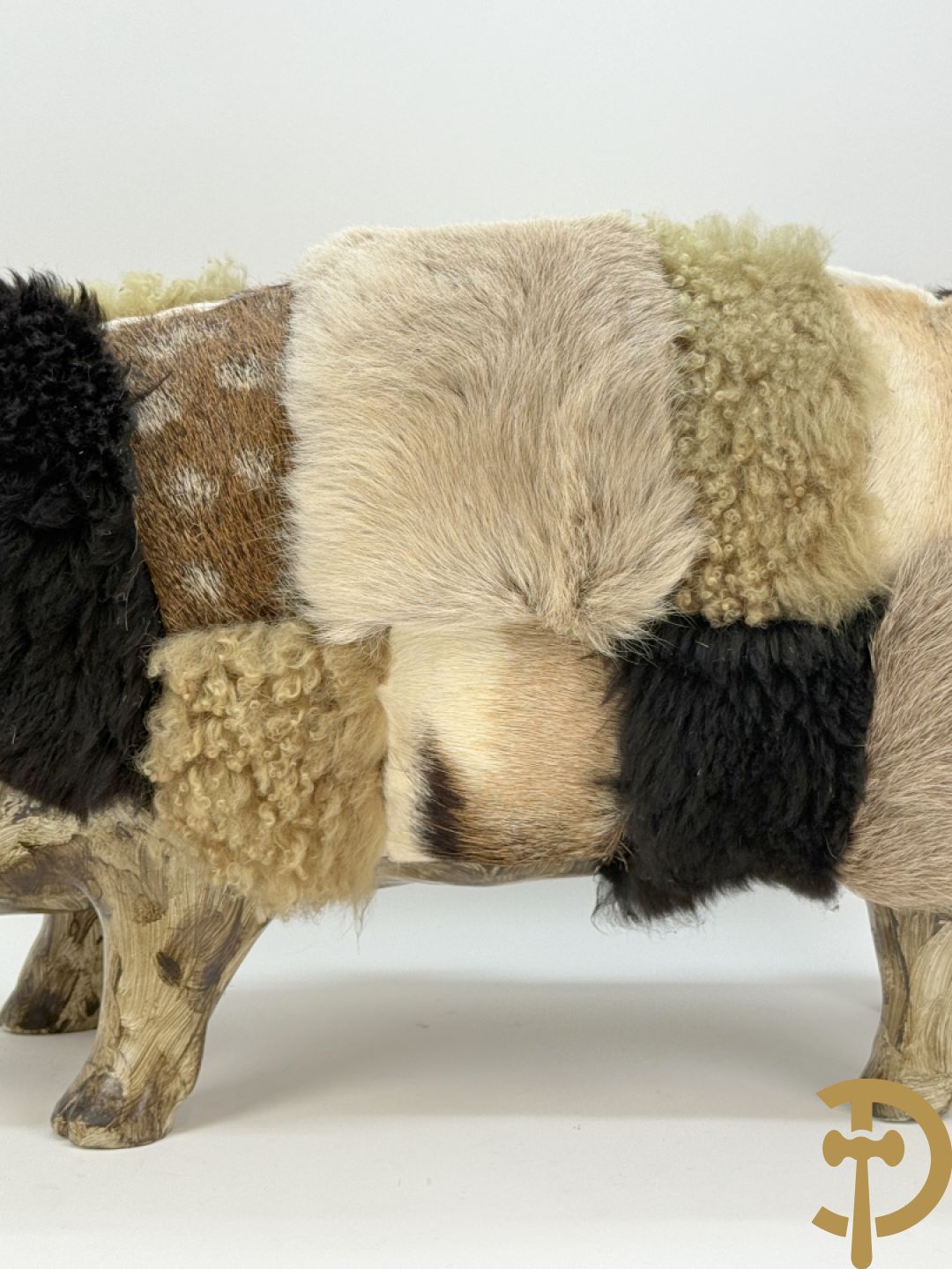 Polyester varken met wol