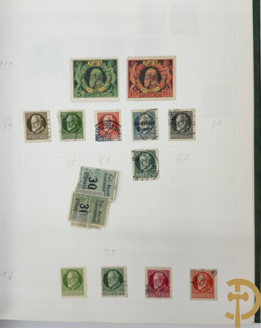 10 postzegelalbums van o.a. Duitsland, Congo, België, ... - Heel divers met veel zeldzame zegels