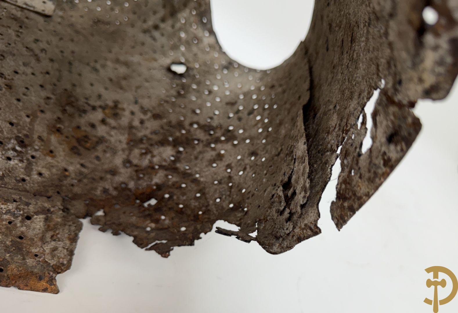 Metalen 19e schermharnas