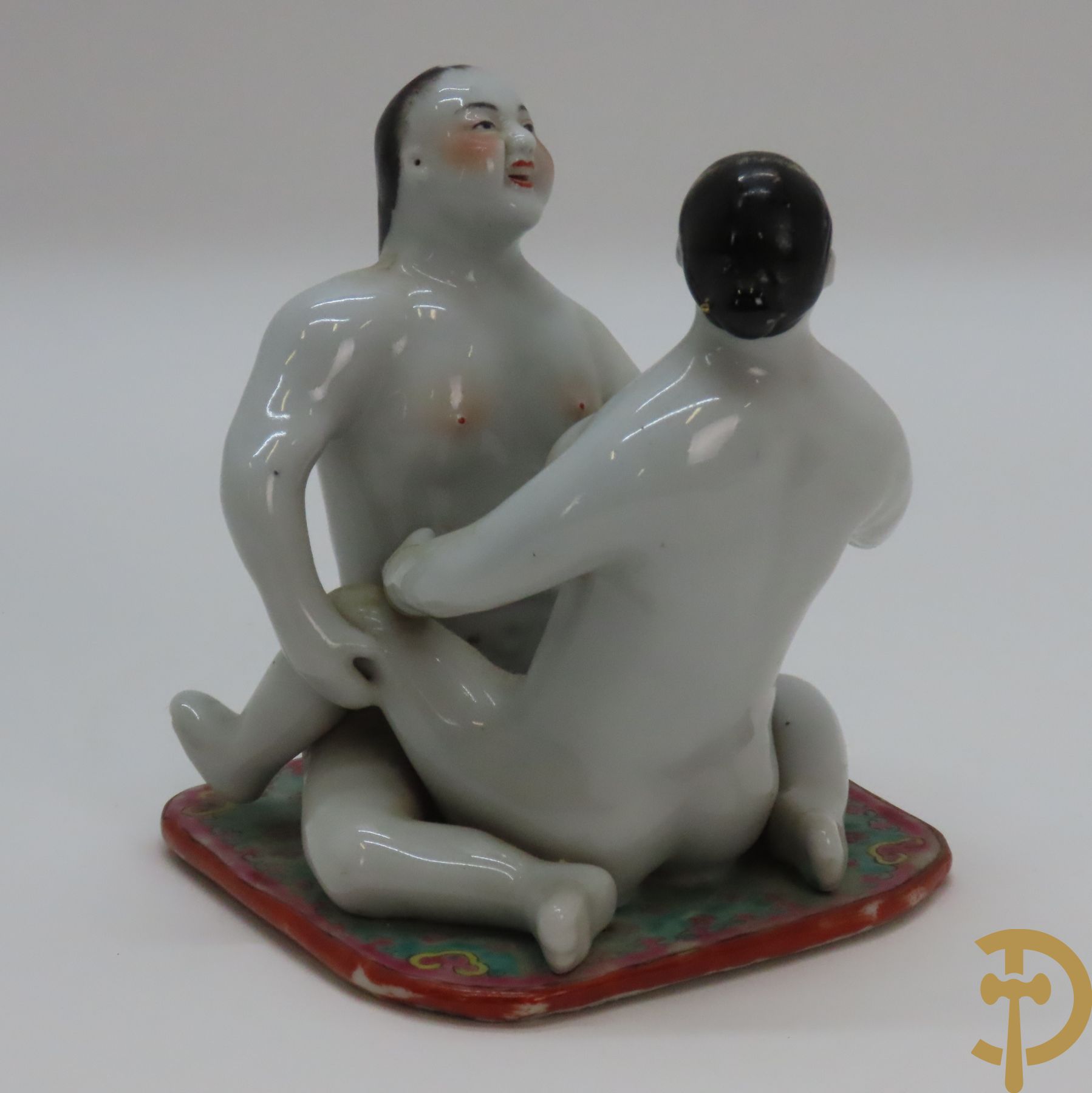 Chinese porseleinen erotische scène