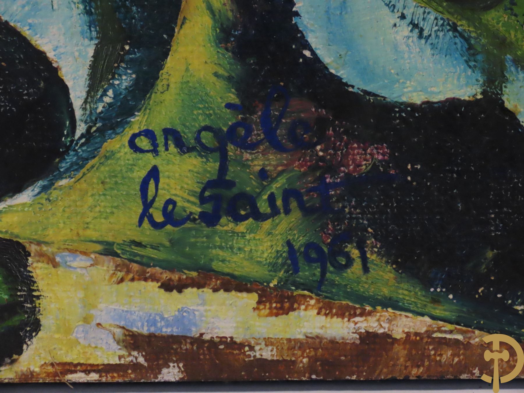 LESAINT Angèle getekend 1961 