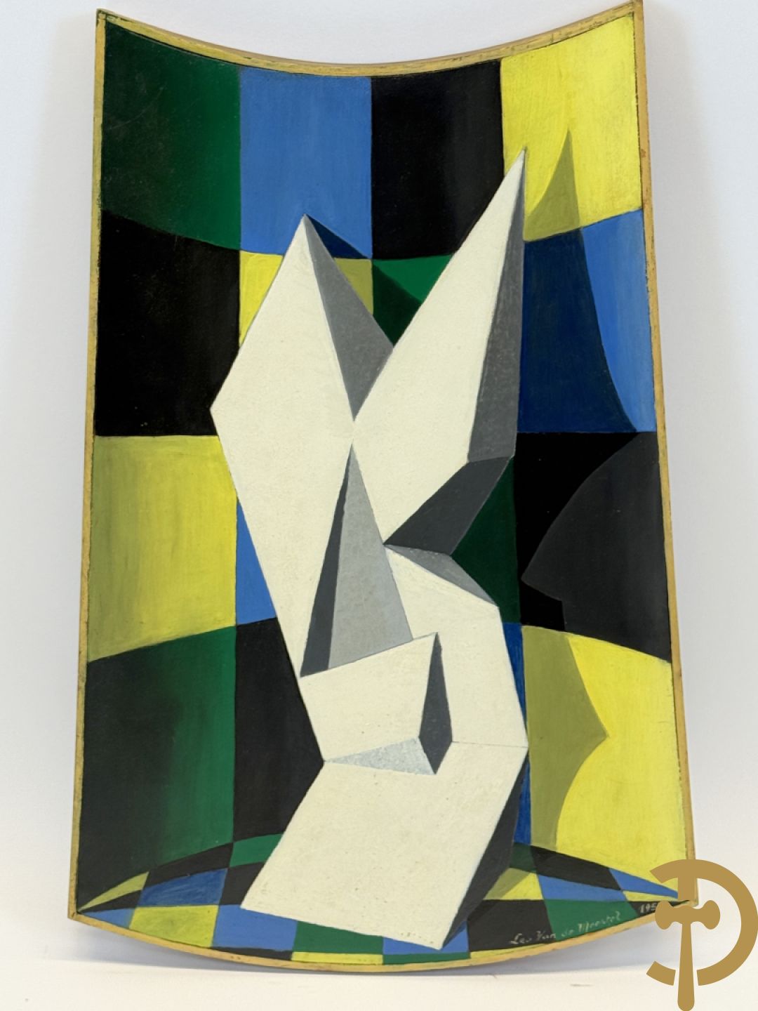 V. de MOORTEL Leo getekend 1958 