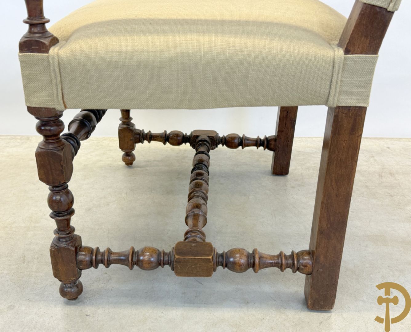 Paar notelaren Louis XVIII armzetels