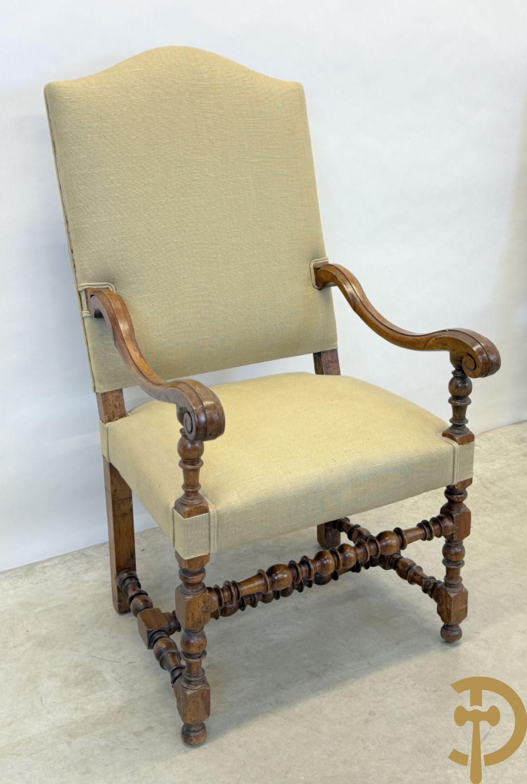 Paar notelaren Louis XVIII armzetels