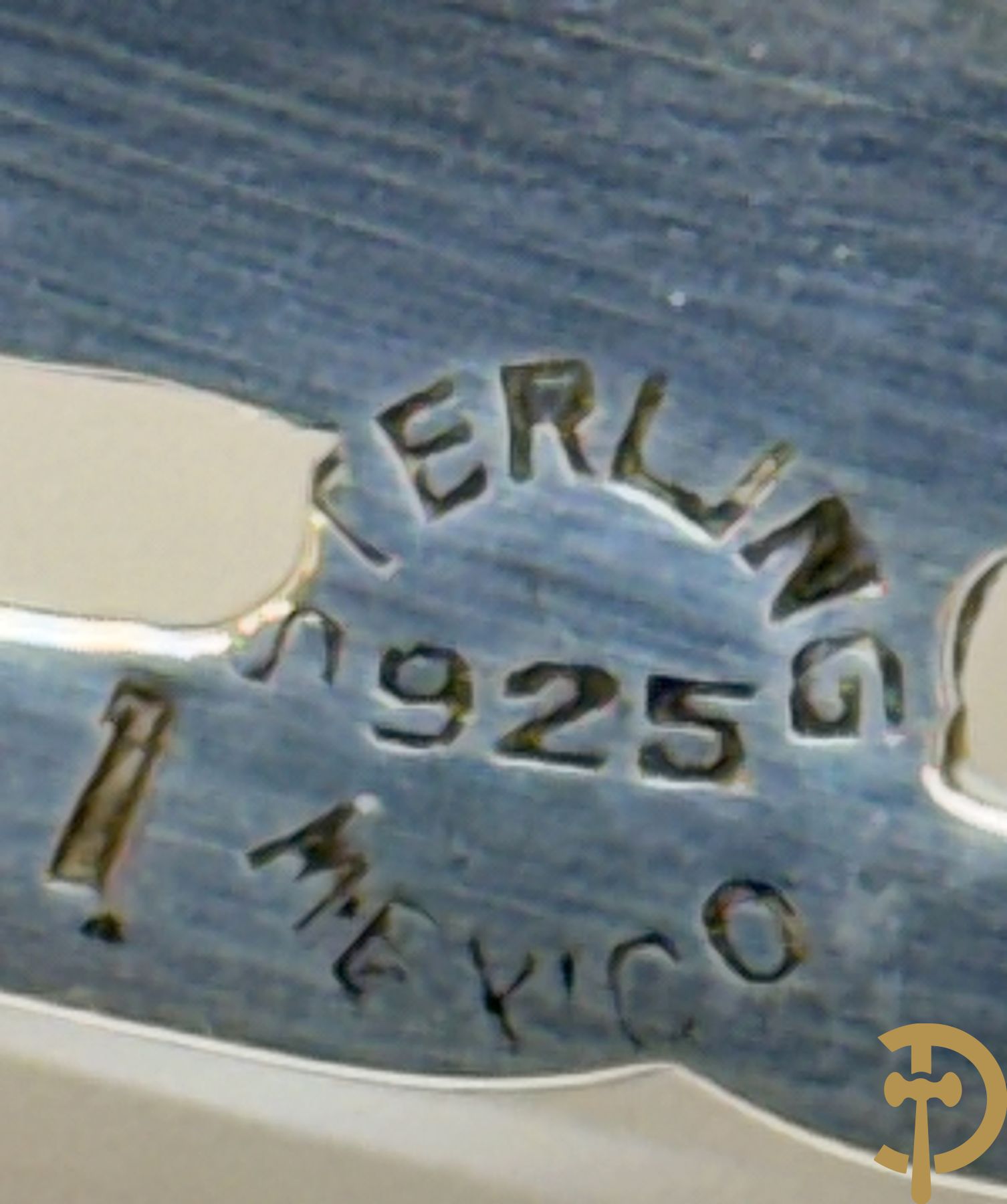 Massief zilveren Mexicaanse schaal, 925 gemerkt