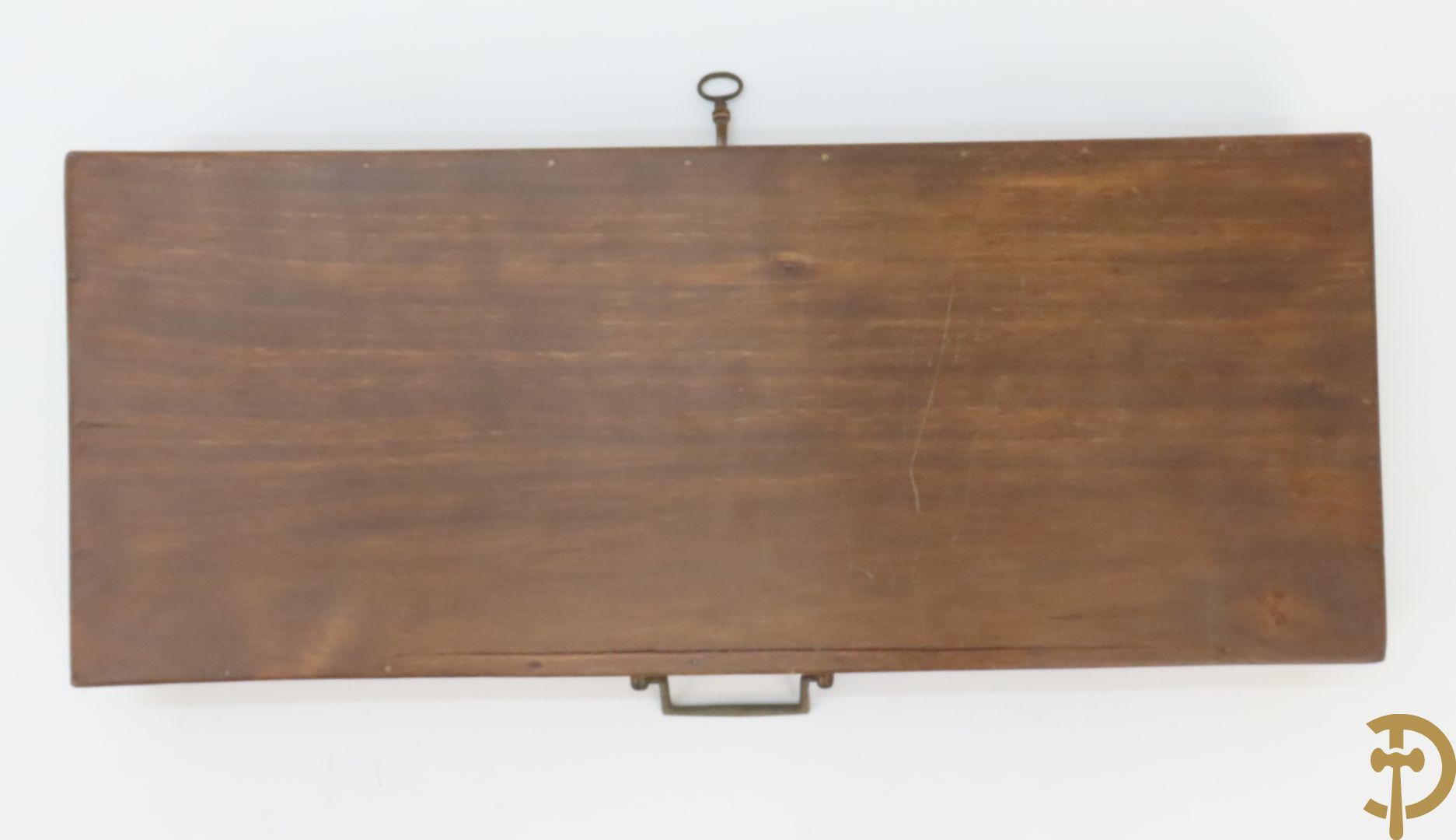 Antieke duelleerkoffer met paar percussie duelleerpistolen met notelaren handvat - (Antiek sierwapen daterend voor 1893 - kopers gebonden aan de Belgische wetgeving)