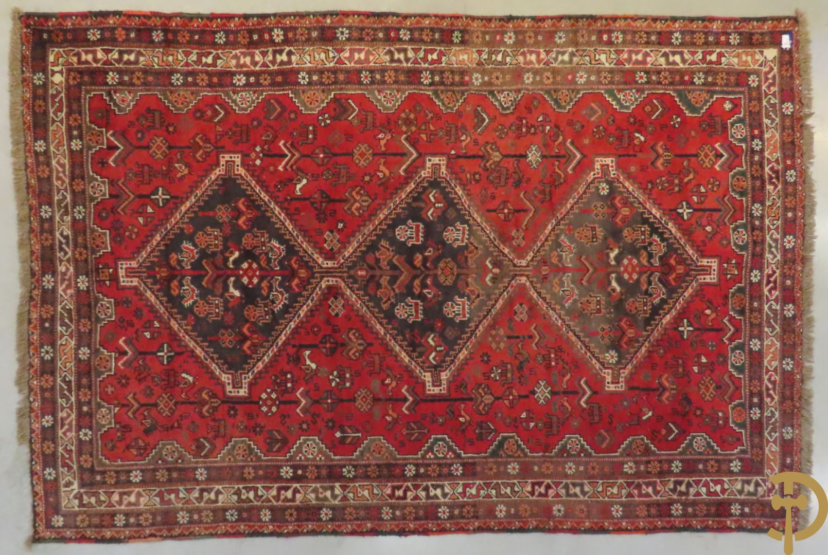 Oosters handgeknoopt tapijt Shiraz