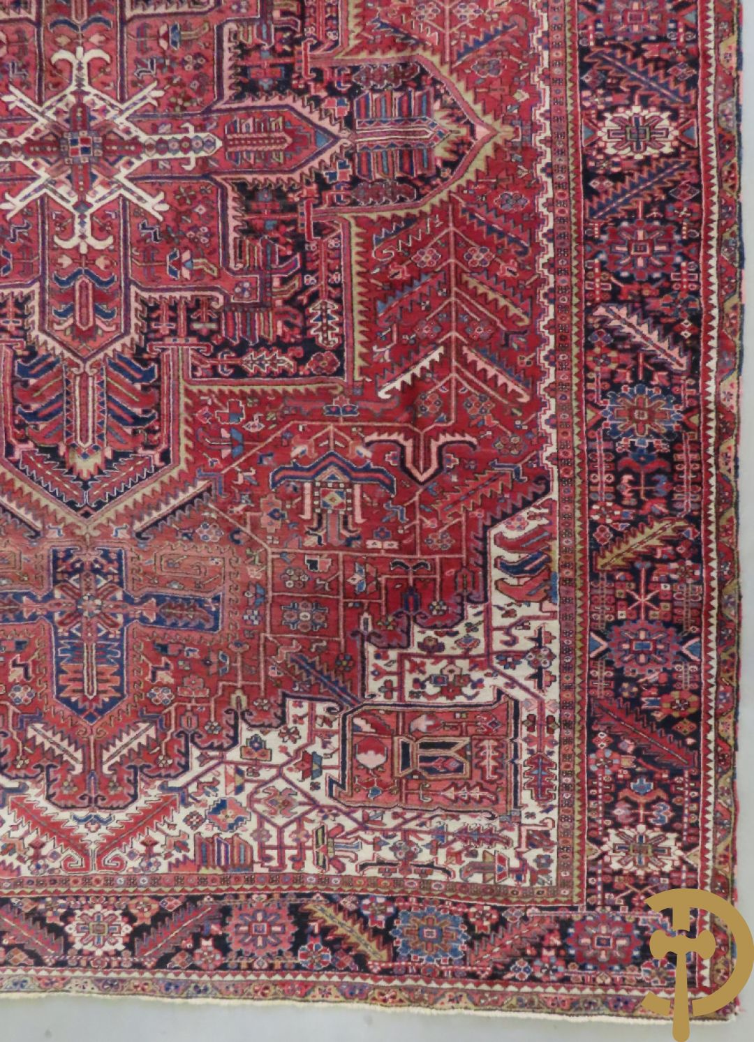 Oosters handgeknoopt tapijt Heriz