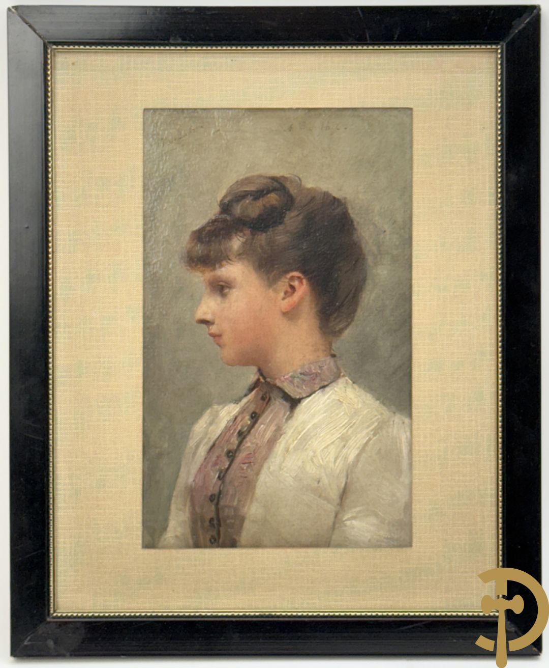 VAN DEN BOSCH Georges getekend links boven 