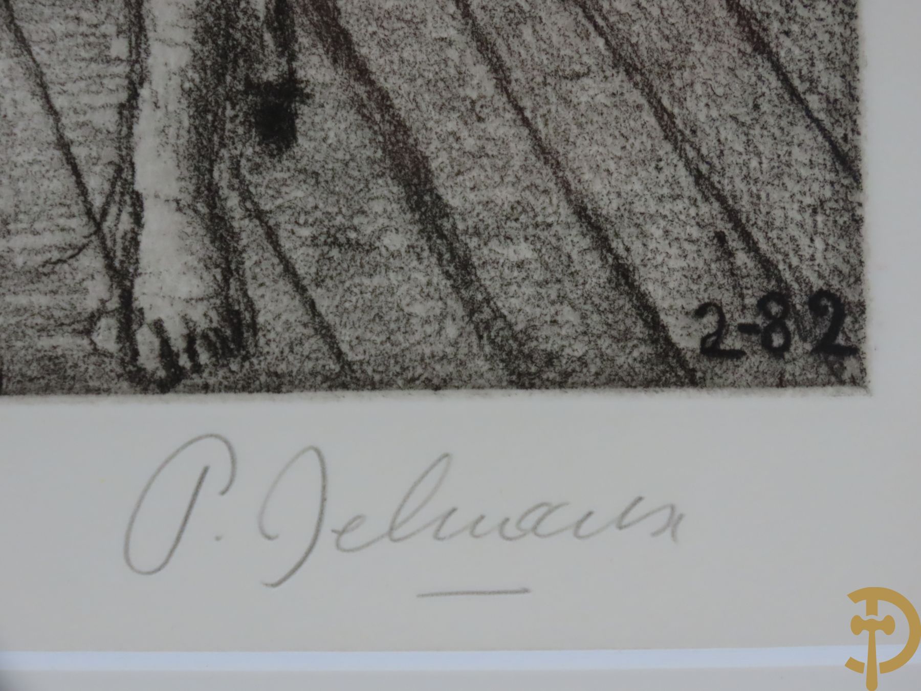 DELVAUX P. getekend 2-1982 