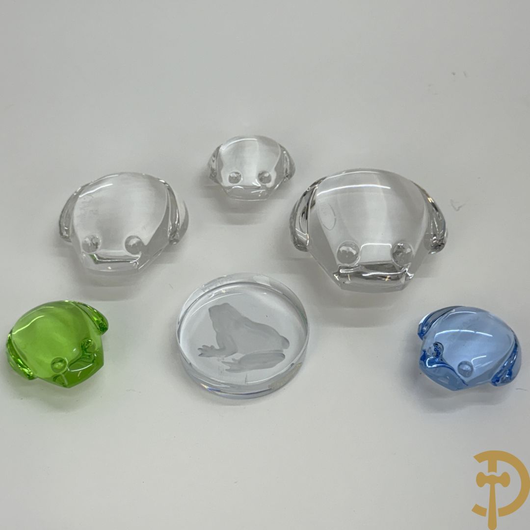 Set van zes kikkers Val-Saint-Lambert