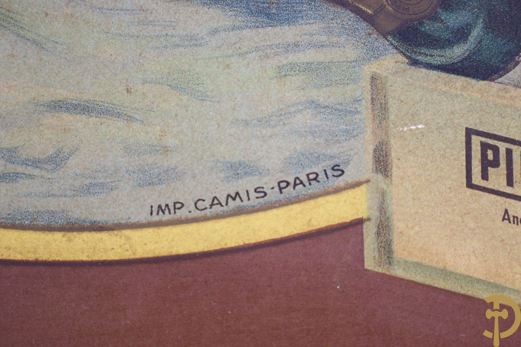 Oude affiche van Piper Heidsieck, Imp. Camis-Paris