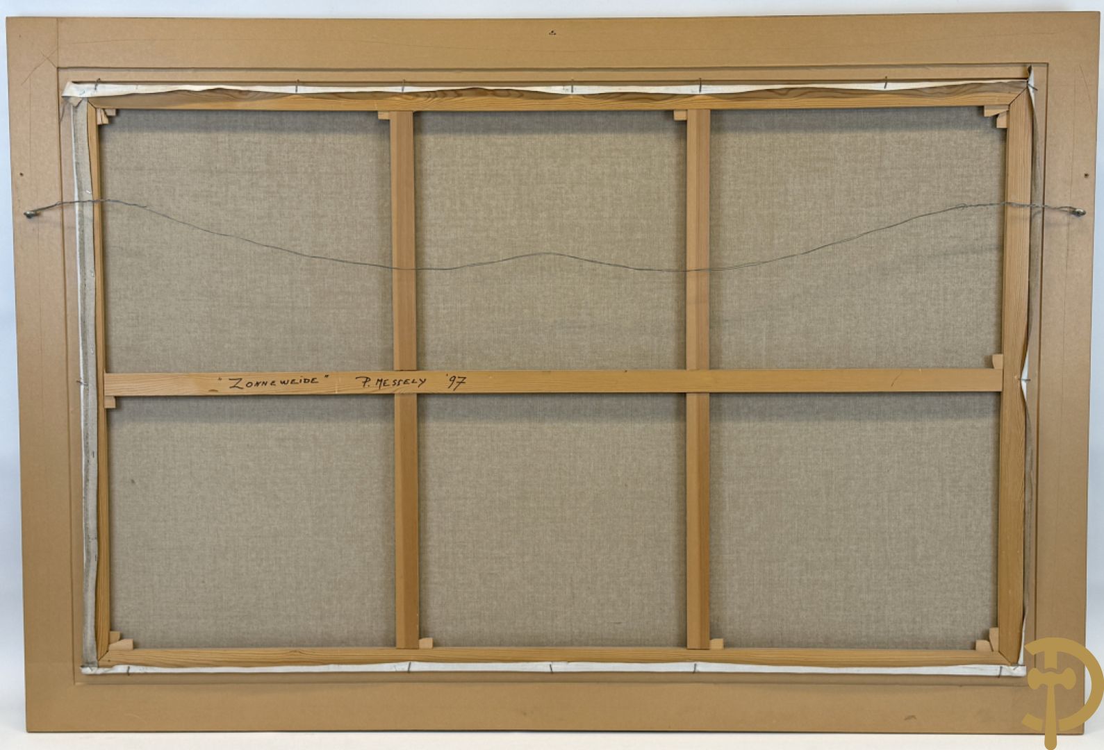 MESSELY P. getekend en verso gedateerd 