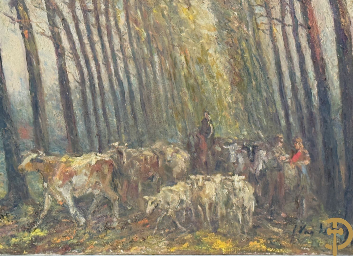 VAN DE VEEGAETE J. getekend 1952 