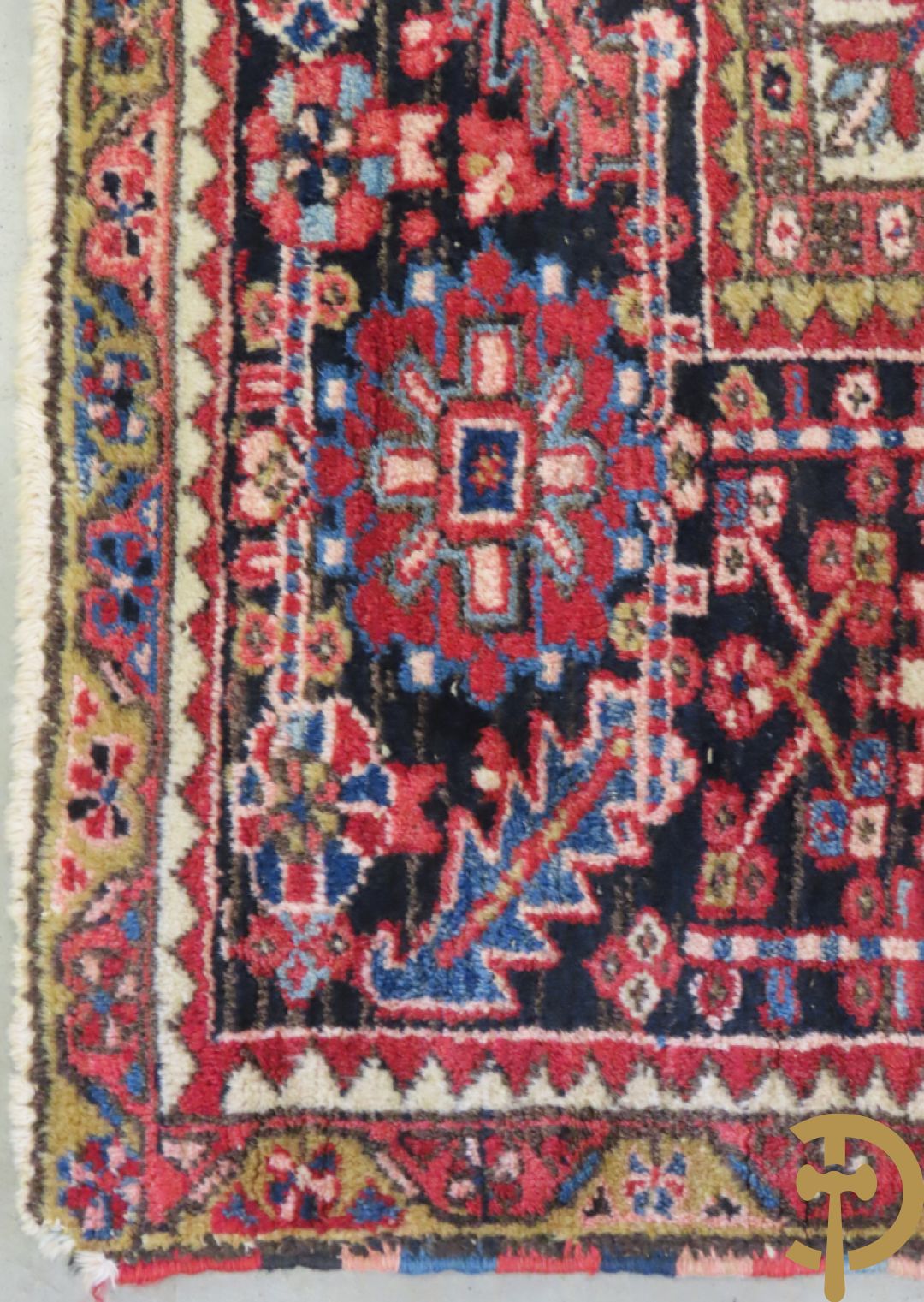 Oosters handgeknoopt tapijt Heriz