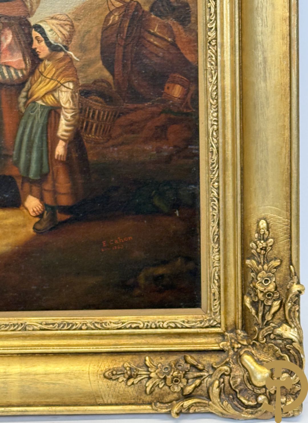 CAHON E. getekend Avril 1863 