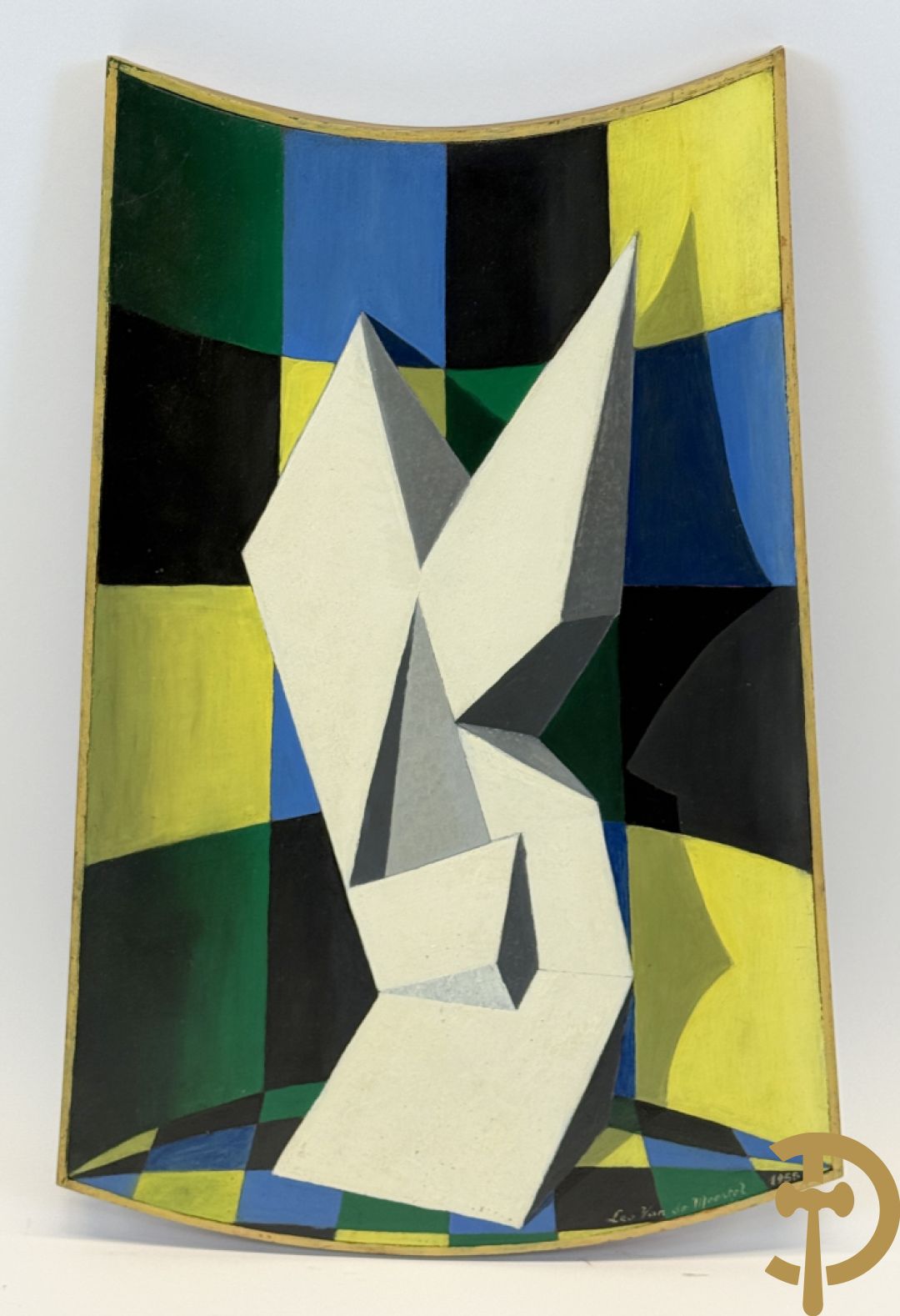 V. de MOORTEL Leo getekend 1958 