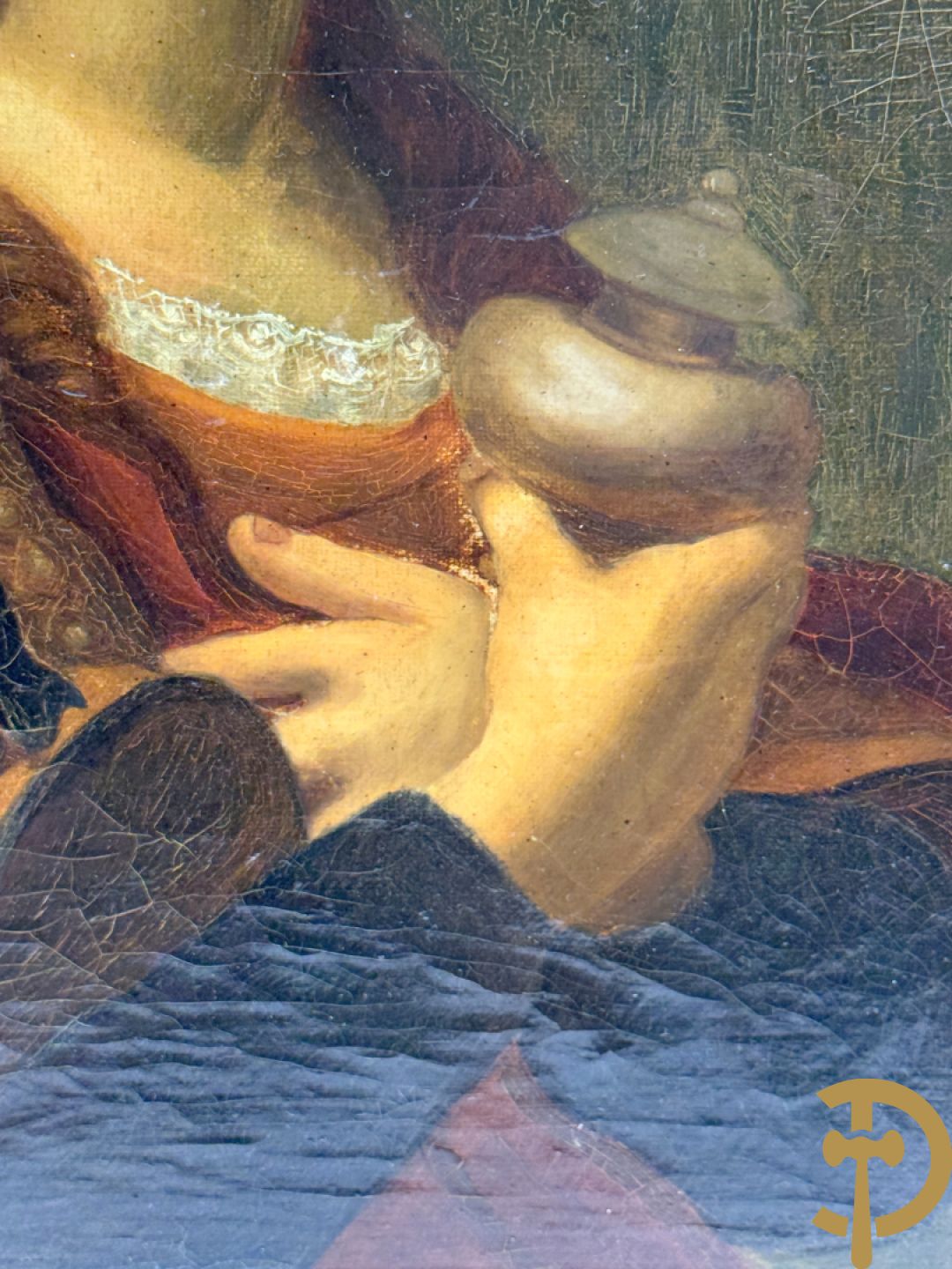 Ongetekend achteraan gerefereerd Carlo Dolci 