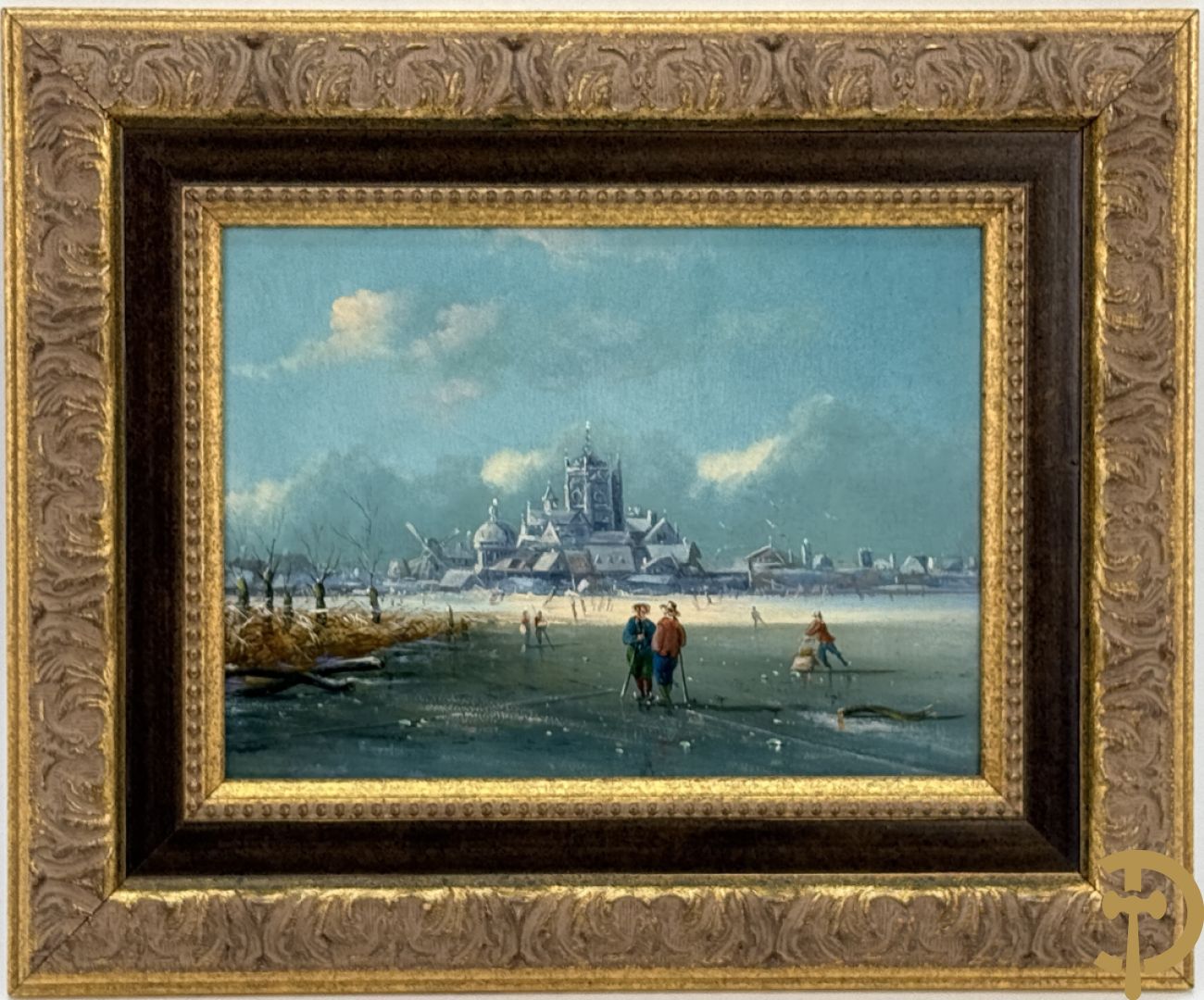 Onleesbaar getekend links onder (Ron...) 