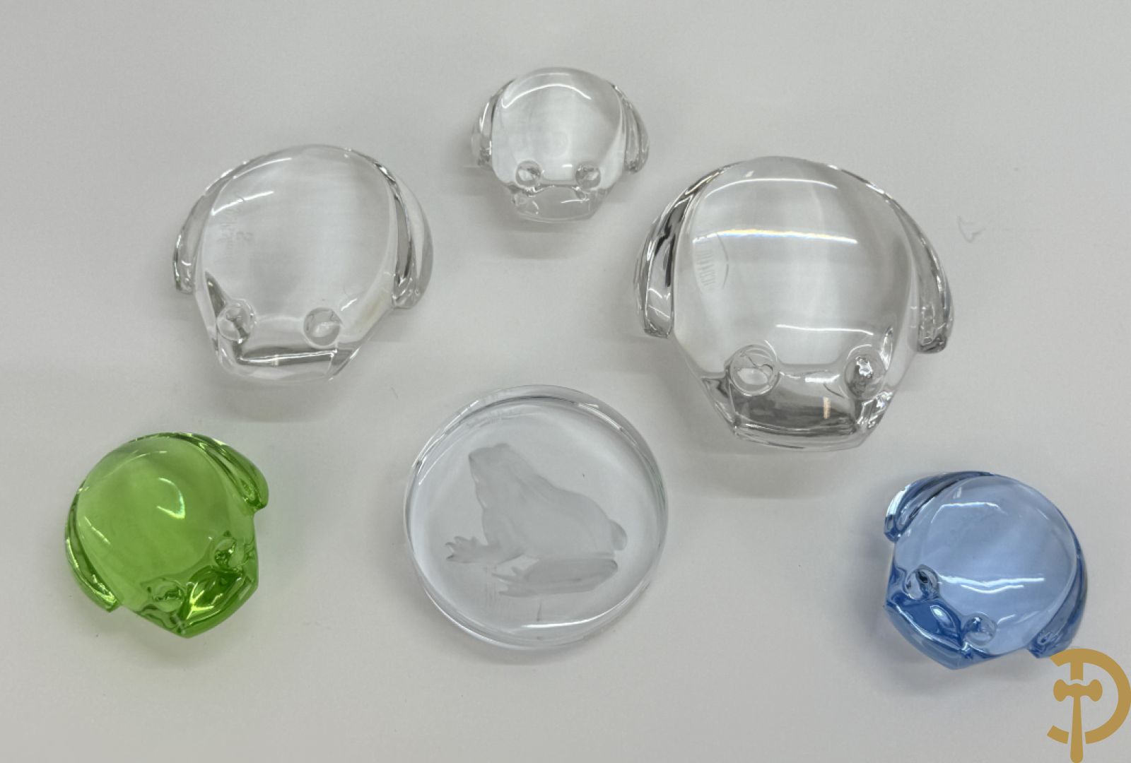 Set van zes kikkers Val-Saint-Lambert