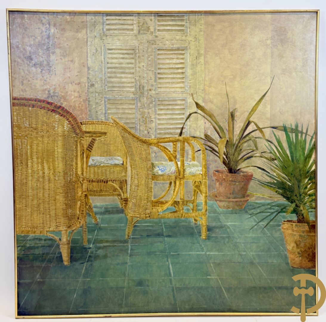 SCHLEE J. (Jaap) getekend Patio 1980-1981, 