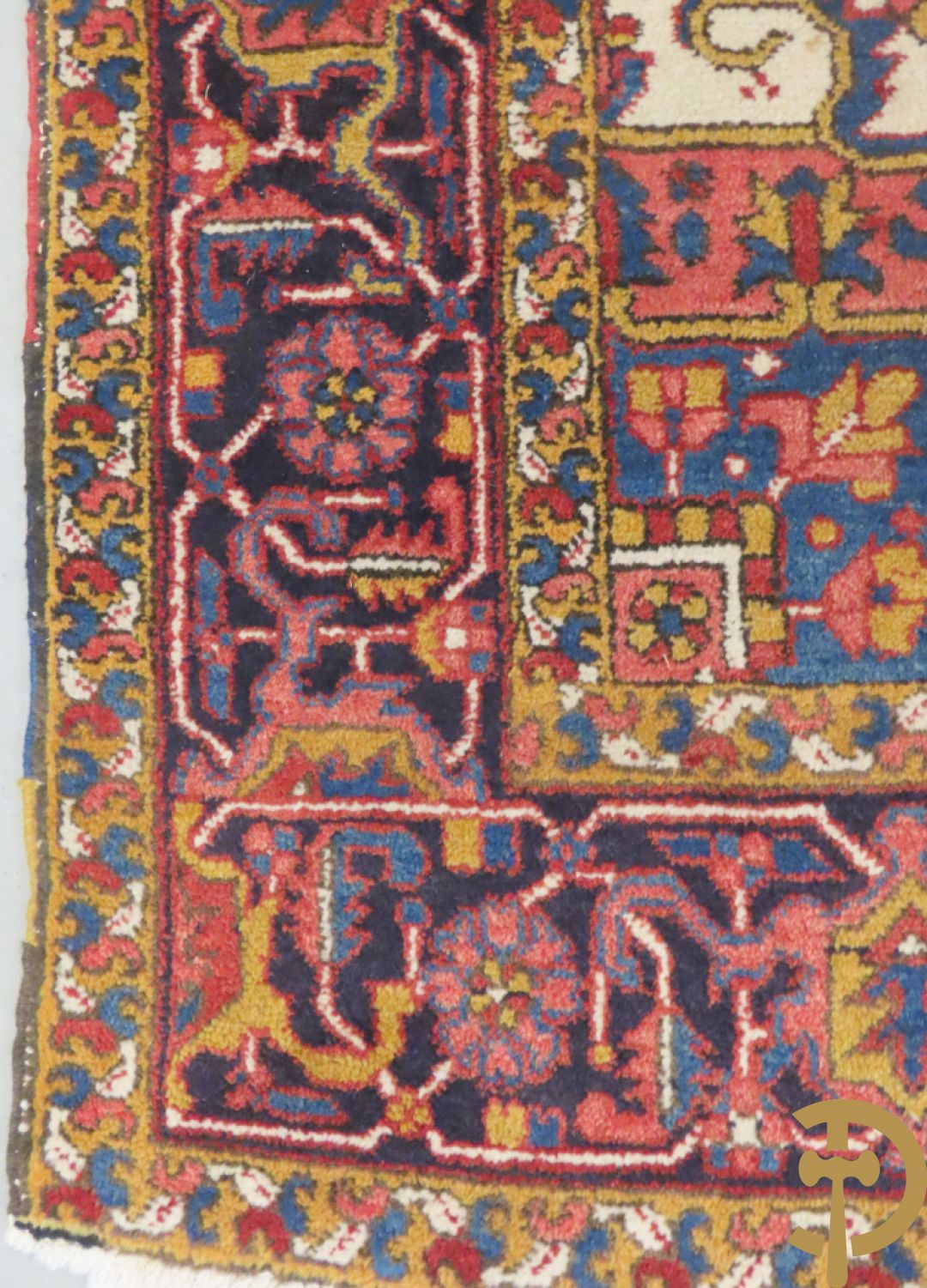 Oosters handgeknoopt tapijt Heriz