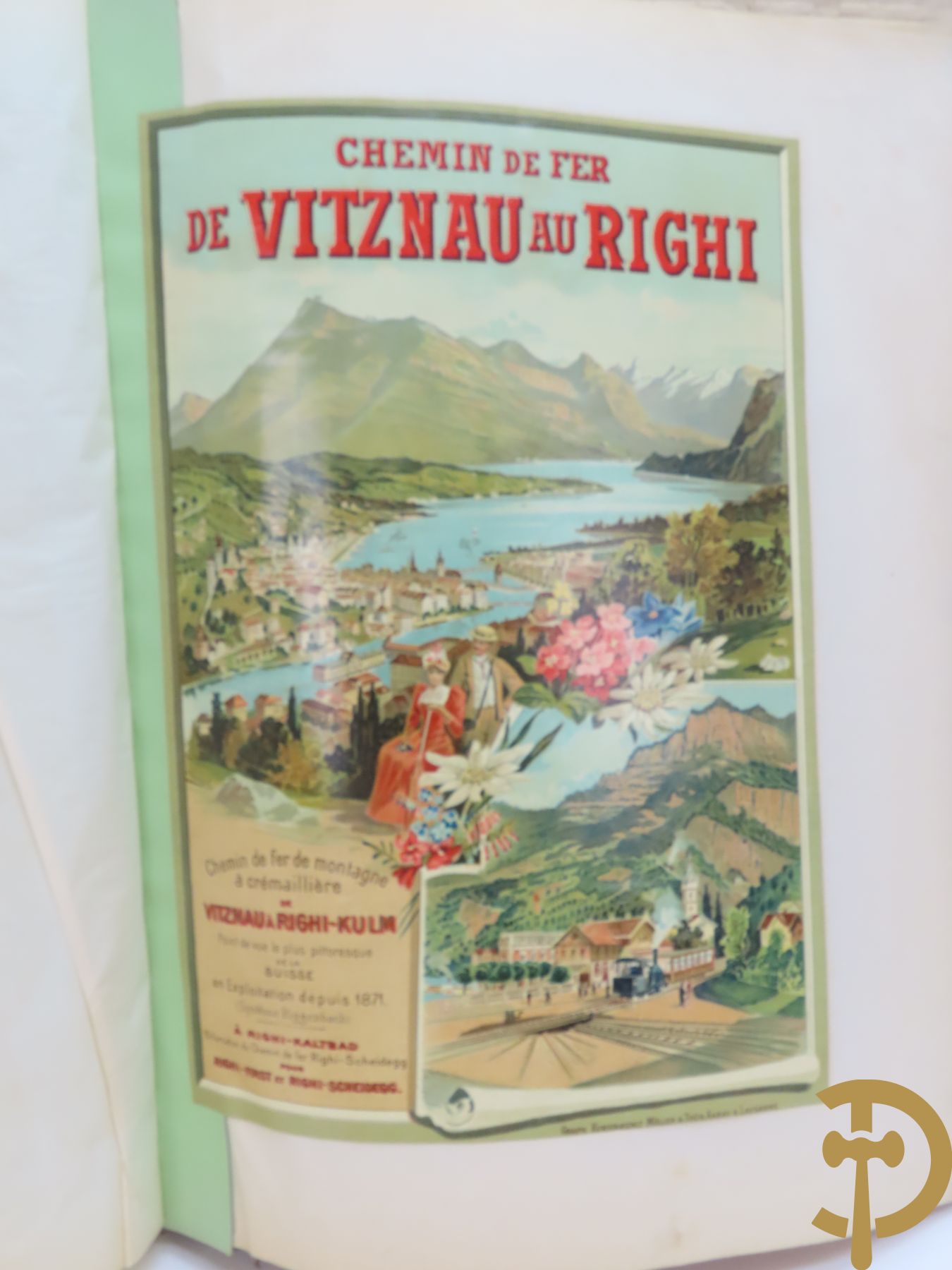 Verzamelmap met +/-30 Art Nouveau chromolitho