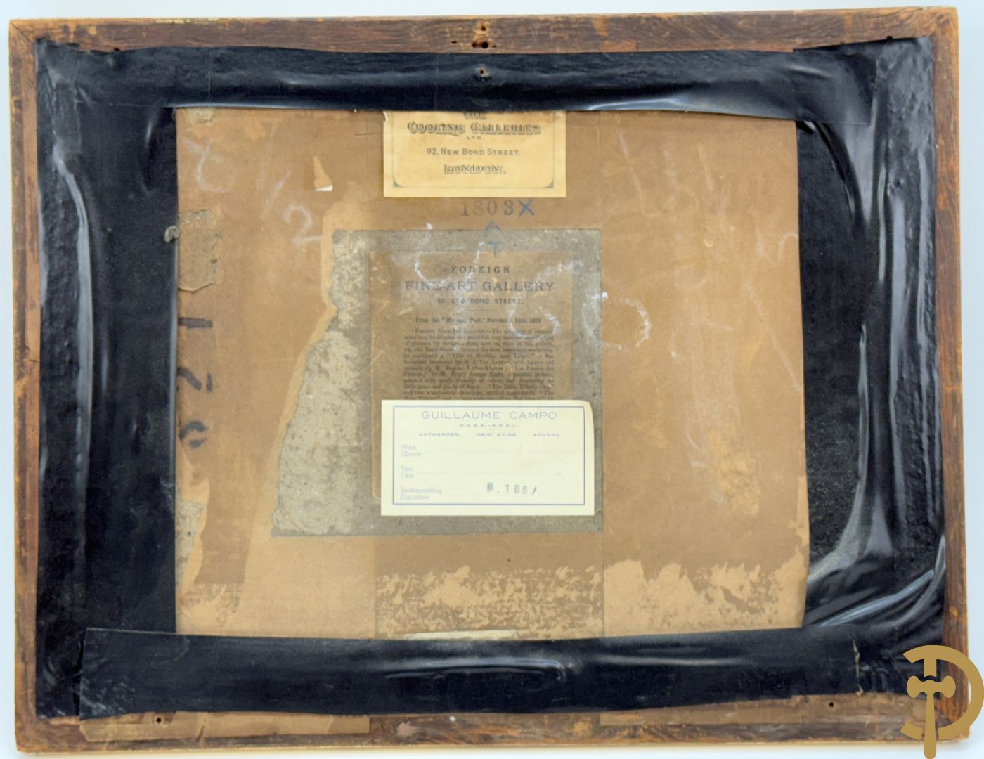 VERBOECKHOVEN Eugène getekend f.1877 