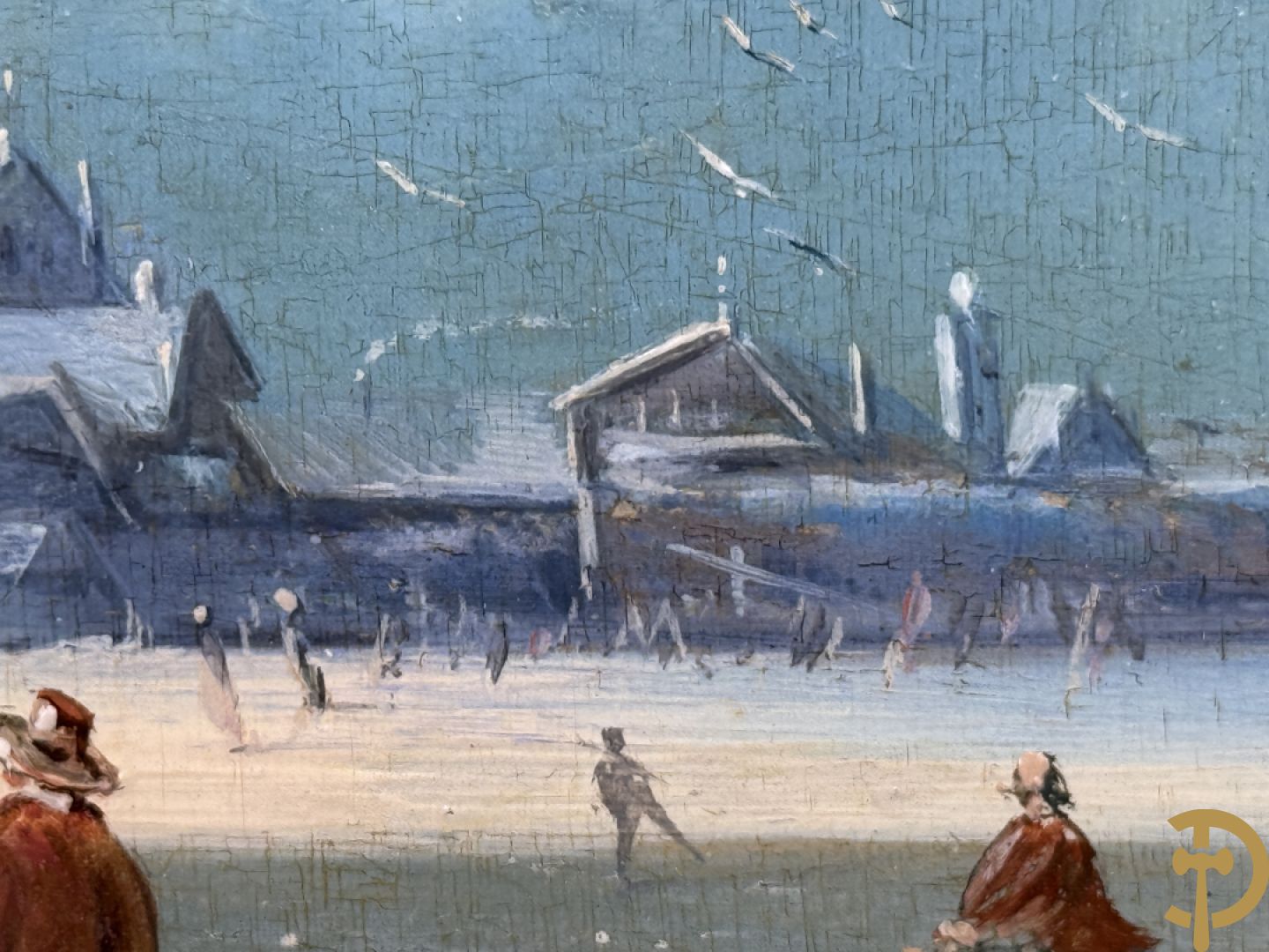 Onleesbaar getekend links onder (Ron...) 