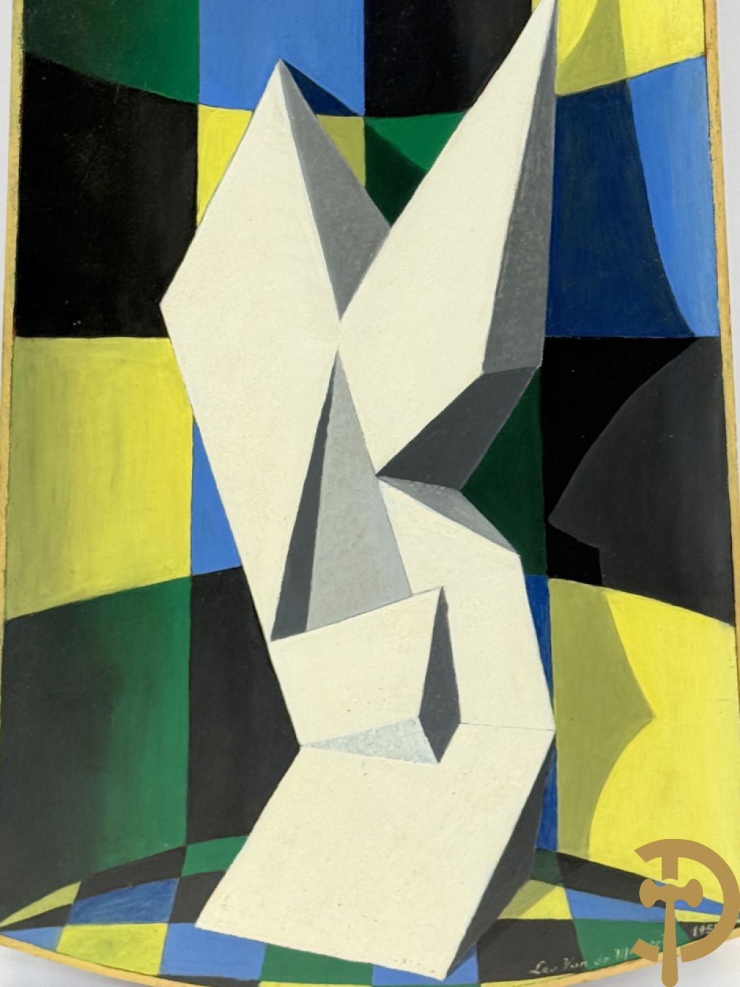 V. de MOORTEL Leo getekend 1958 