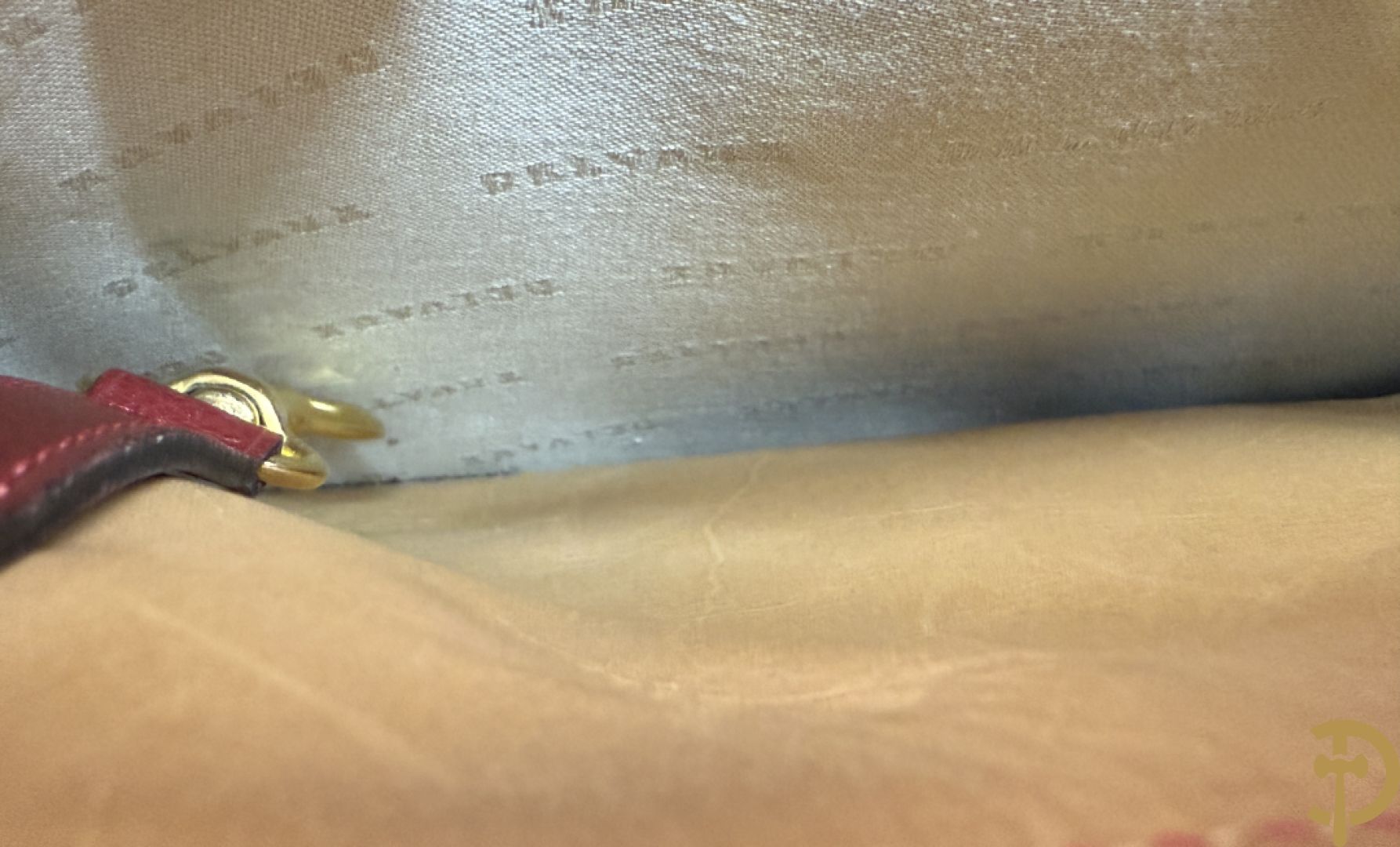 Bordeaux lederen handtas, geldbeugel, kaarthouder en portemonnee, Delvaux, model brillant