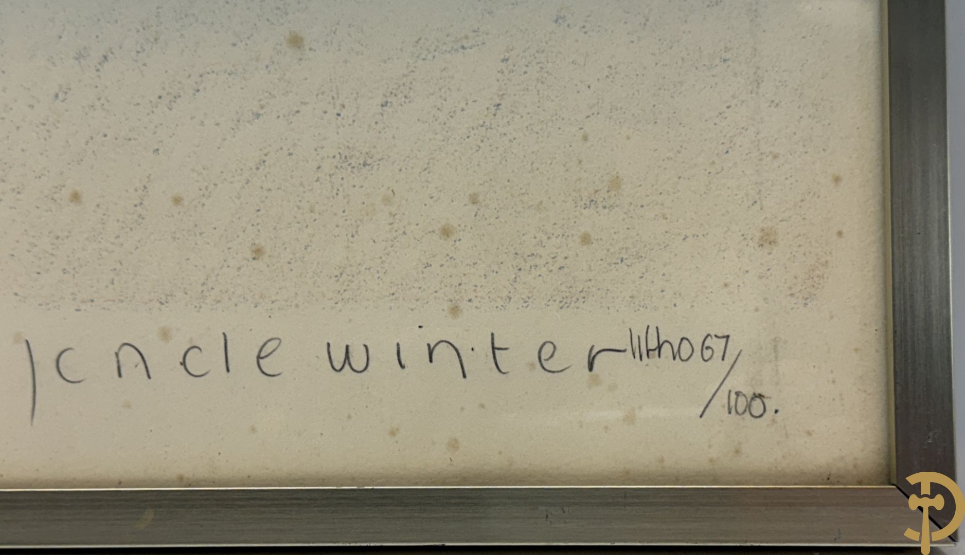 DE WINTER Jan getekend 