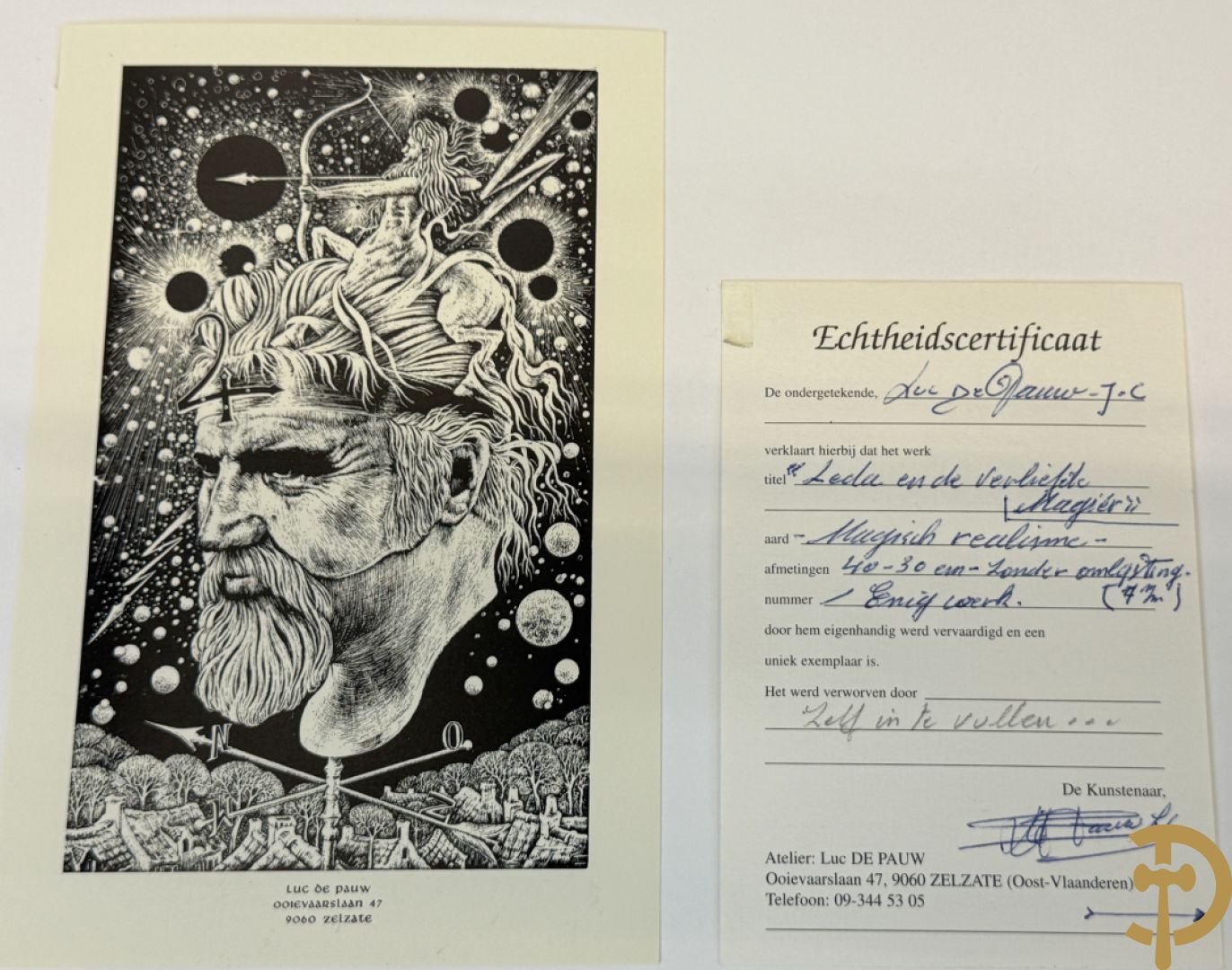 DE PAUW Luc J.C. getekend 