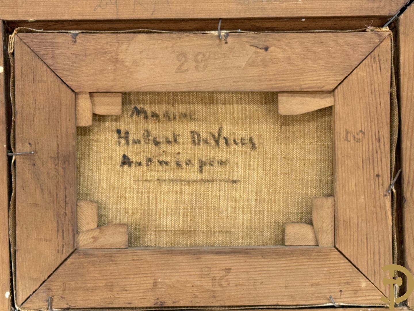 DE VRIES Hub. getekend 